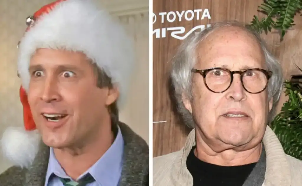 Звезды праздничных фильмов тогда и сейчас 1 Чеви Чейз («Рождественские каникулы», 1989)