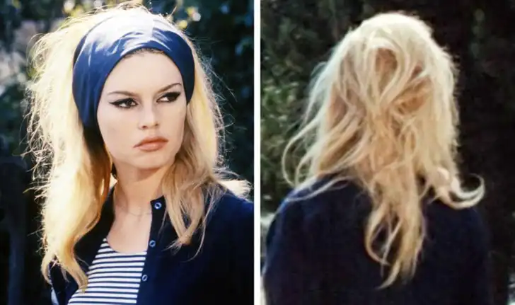  Брижит Бардо с длинными светлыми волосами