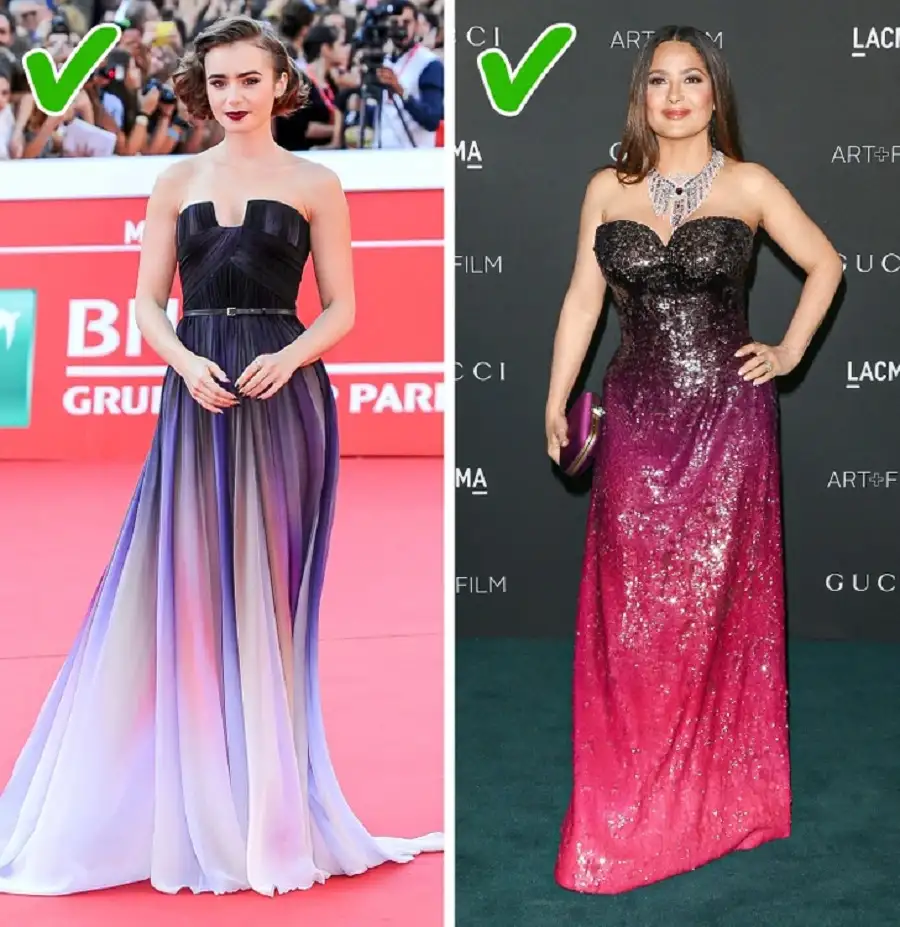 Десять вечерних платьев, затмевающих праздничный сезон 6 Эффект омбре