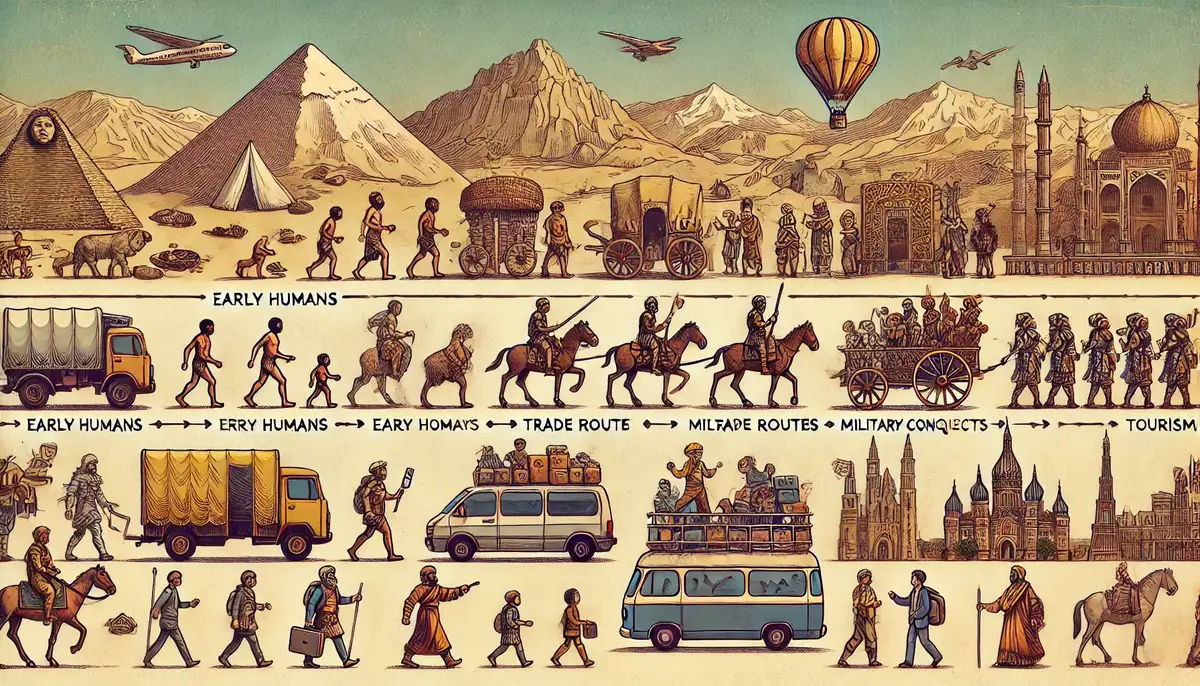 От выживания к туризму: эволюция путешествий