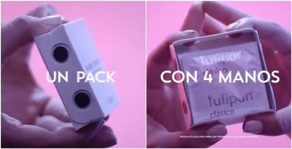 Презерватив, который открывается только в четыре руки