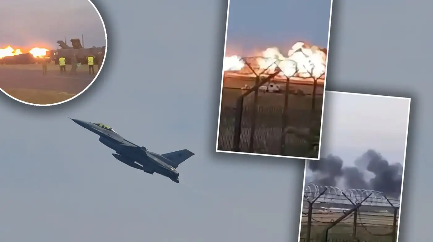 Польский истребитель F-16 разбился во время тренировки