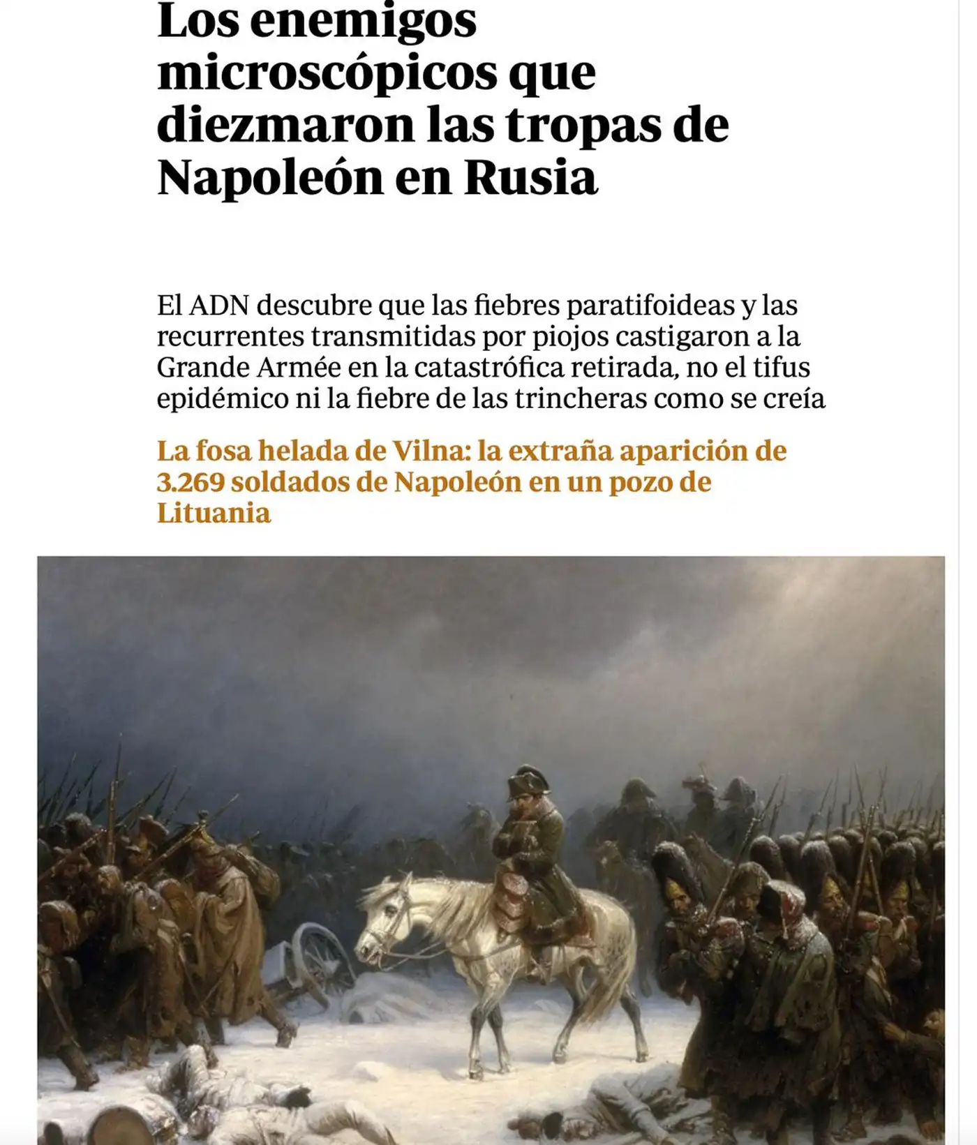 Микробы, которые победили Великую армию Наполеона