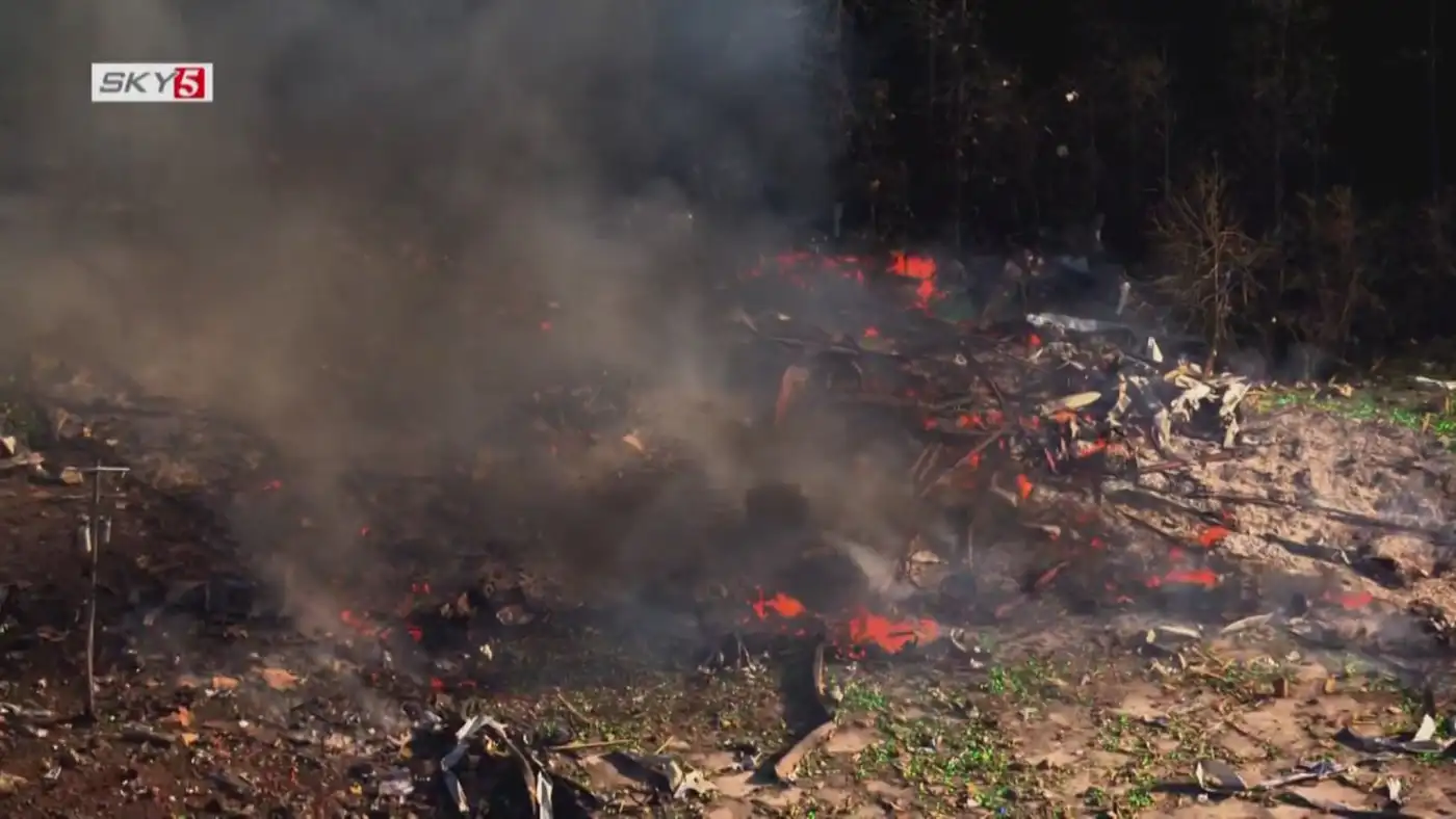 Разрушительный взрыв на предприятии по обработке взрывчатки в Теннесси