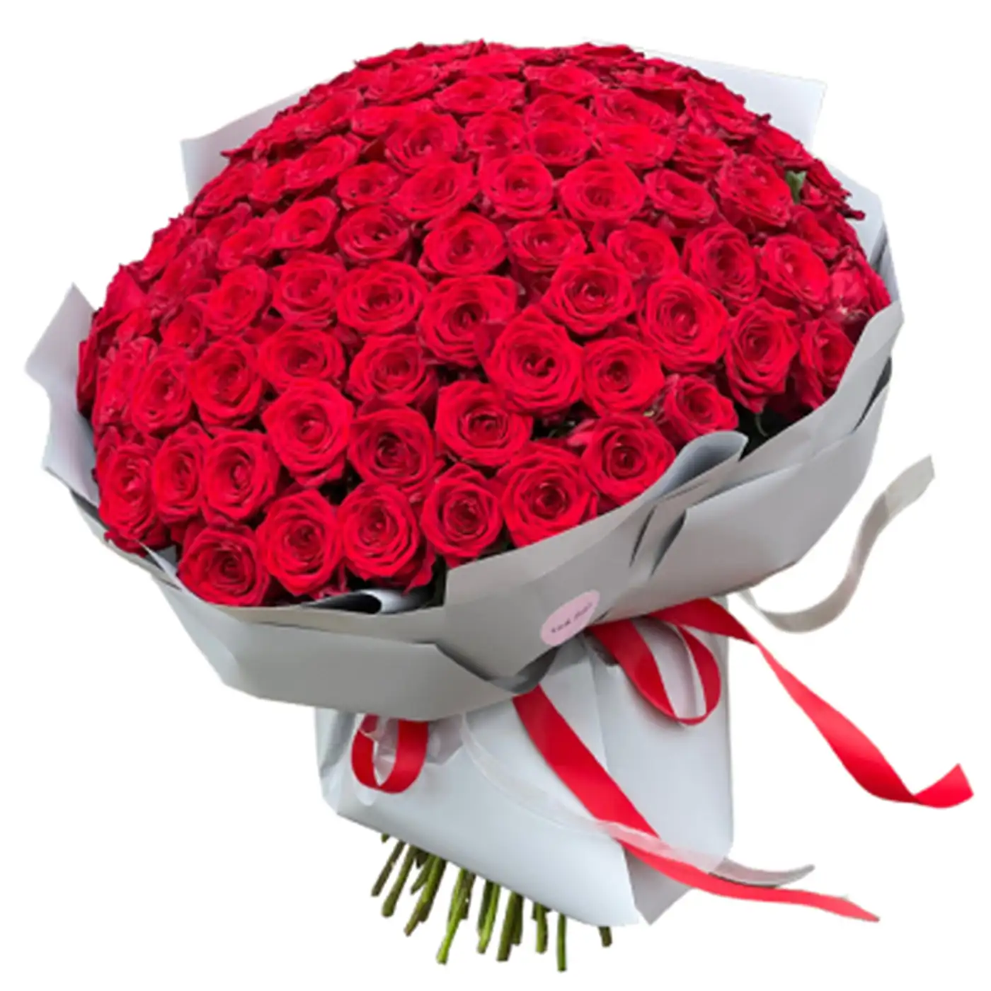 Букеты из 101 розы с доставкой в Прагу, Чехия